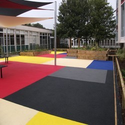 Rubber Play Area Mulch in Blackwell 3