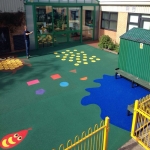 Rubber Playground Grass Mats in Broomhill 9
