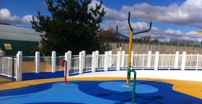 Children's Playground Surfaces in Newtown