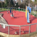 Play Area Safety Surfacing in Bridge End 9