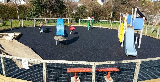 Rubber Play Area Flooring in Bridge End