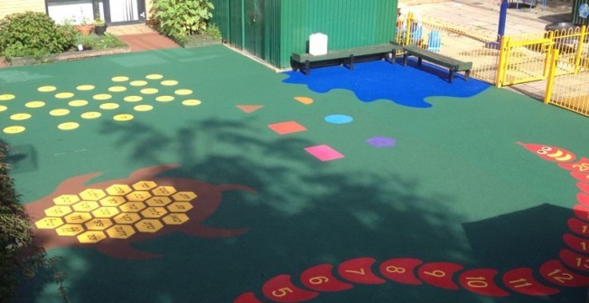 Wetpour Rubber Surfaces in Bridge End